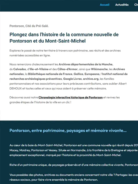 Site historique et patrimonanial de Pontorson
